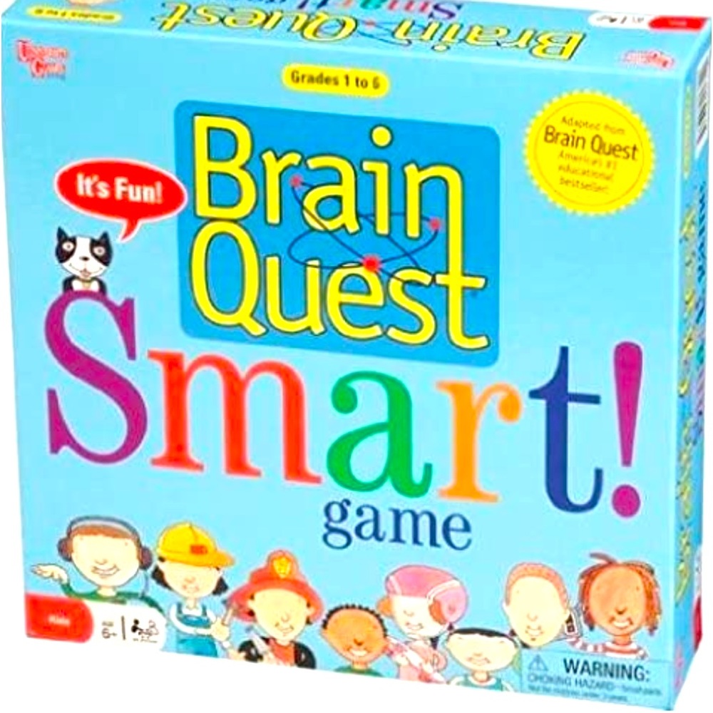 Brain Quest Smart! Game age 6-12 Grade 1-6 University Games all parts in box EUC